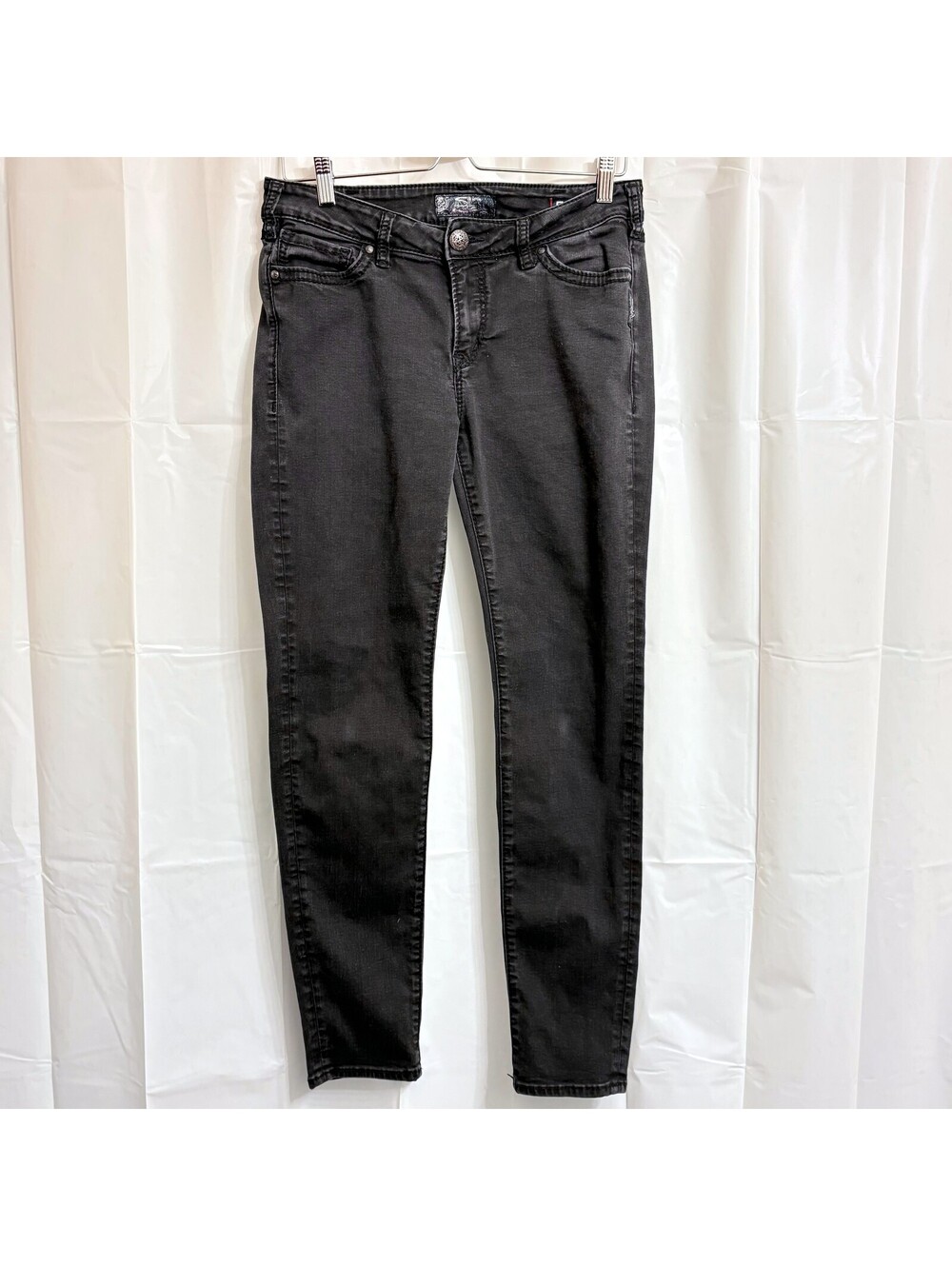 Silver Jeans Co. Women's Suki Mid Rise Super Skinny Jeans Size 32 Black